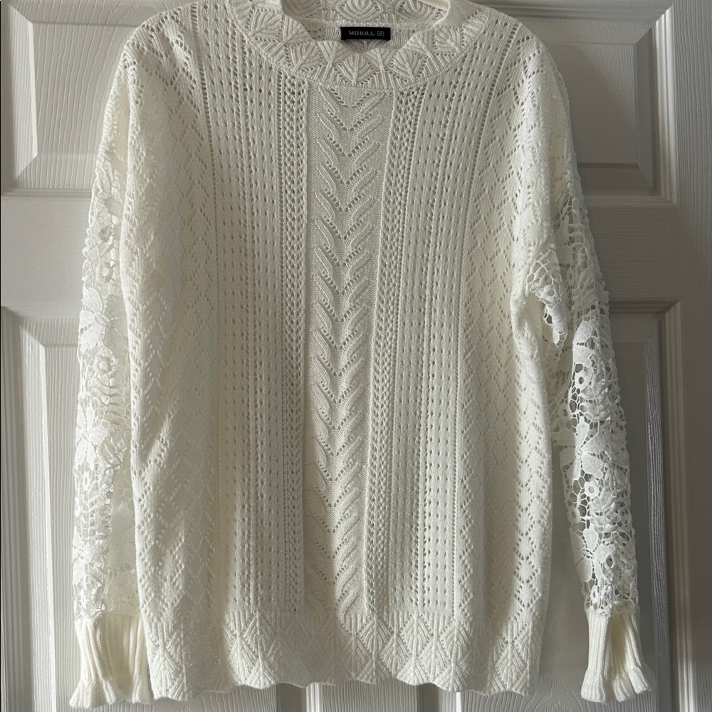 Miholl White Lace Top
